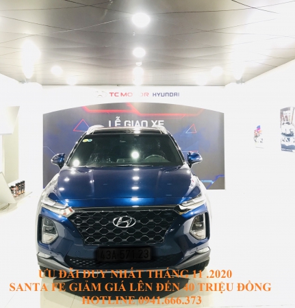 Hyundai Santa Fe Đà Nẵng giảm giá đặc biệt dành riêng cho Hyundai Santa Fe máy dầu bản Cao Cấp duy nhất T11.2020