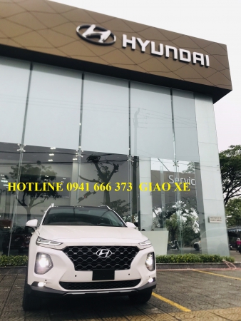 Hyundai Santa Fe Xăng cao cấp Premium Đà Nẵng - Ưu đãi 52 triệu tiền mặt - Màu trắng giao ngay 